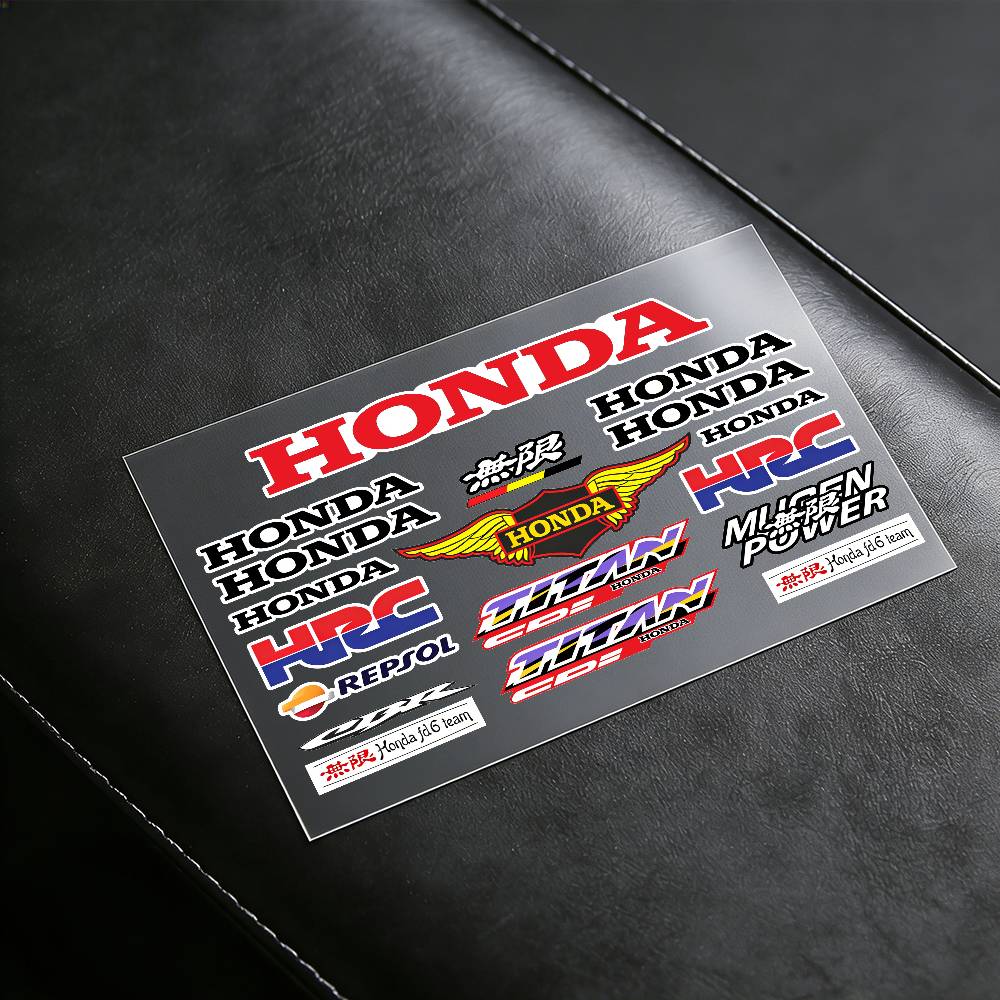 For Honda tt98 Reflective Motorcycle Stickers, 3M Safety Warning At Night In The Dark Scooter Helmets