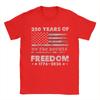 250 Years American Flag Anniversary USA 250th Birthda Cotton T Shirt For Unisex Summer Round Neck Tees Oversized Clothes