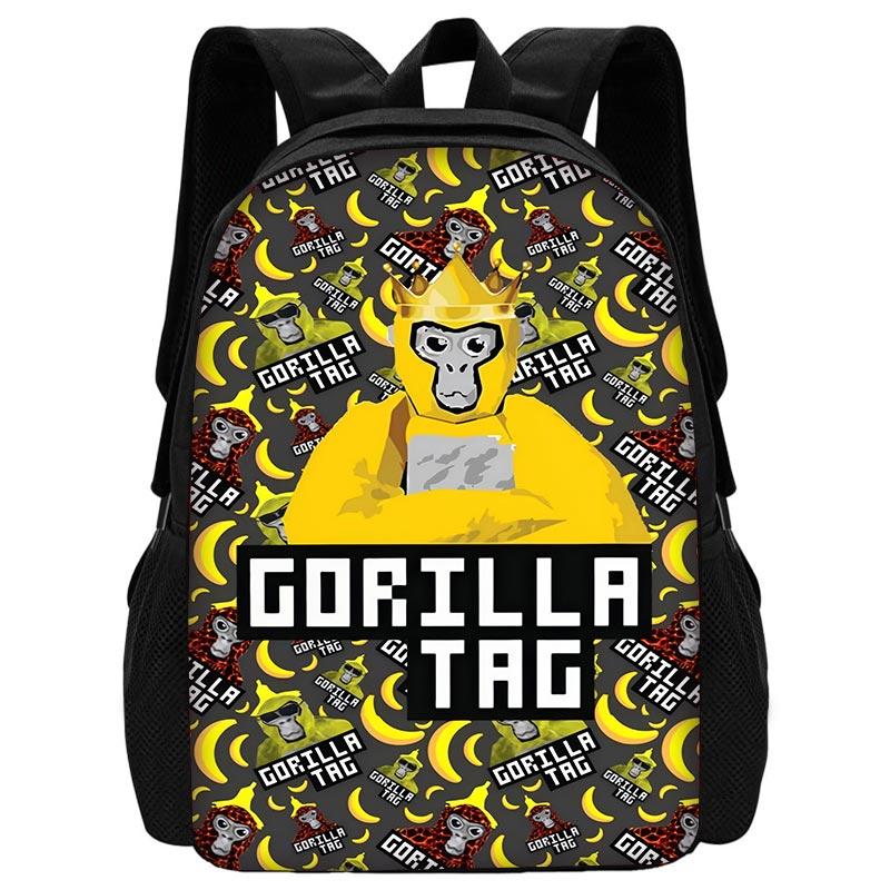 Novelty Cool Gorilla Tag Child School Backpack with Shoulder Bag Pencil Bags School Bags for Boys Girls Best Gift