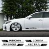 Для Opel Vauxhall Crossland X Astra Corsa ignia Vectra Zafira Grandland Meriva Mokka Автомобильные боковые наклейки и декали на двери
