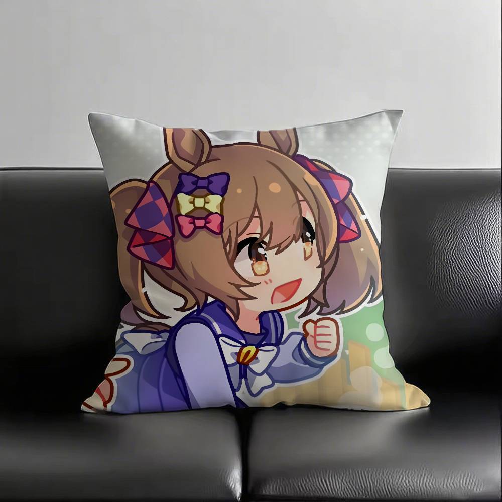 1pc Anime TOKAI TEIO Kawaii Pillow Case Fashion Square Pillowcase Bedroom Sofa Room Ins Decoration Leisure