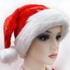 Рождественская шапка Санта-Клауса, мягкая пушистая плюшевая помпоновая многоразовая шляпа для взрослых и детей, праздничная красная, белая рождественская шапка для всей семьи, костюм для вечеринки, реквизит