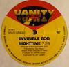 12-дюймовая пластинка INVISIBLE ZOO - Nighttime / Synthesizer Man 3035S Vanity Records 1984 США Танцевальная и Электронная Б/У