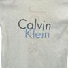 Calvin Klein 90-е Сделано в США Принт старого логотипа Футболка с коротким рукавом Одинарный шов Мужская Б/У
