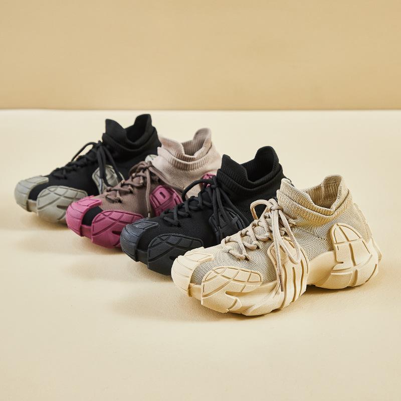 Flying Shoes Spring New Student Sports Shoes Fitness Running Casual Shoes Increase Height