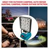 Cordless 4 inch LED Light Portable Outdoor Spotlight USB Lamp Emergency Flashlight For Makita 18V Lithium Battery(No Battery)