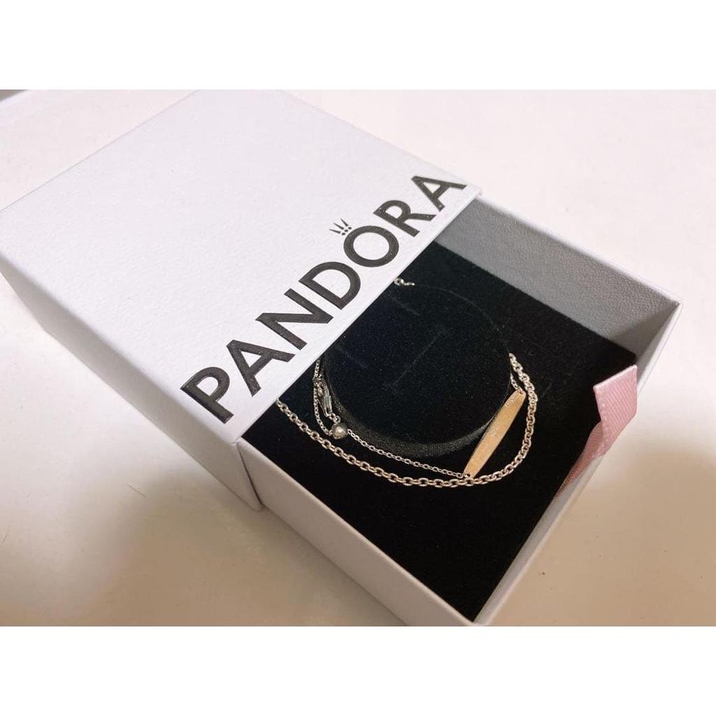 Браслет-ожерелье Pandora из серебра с подвесками-буквами