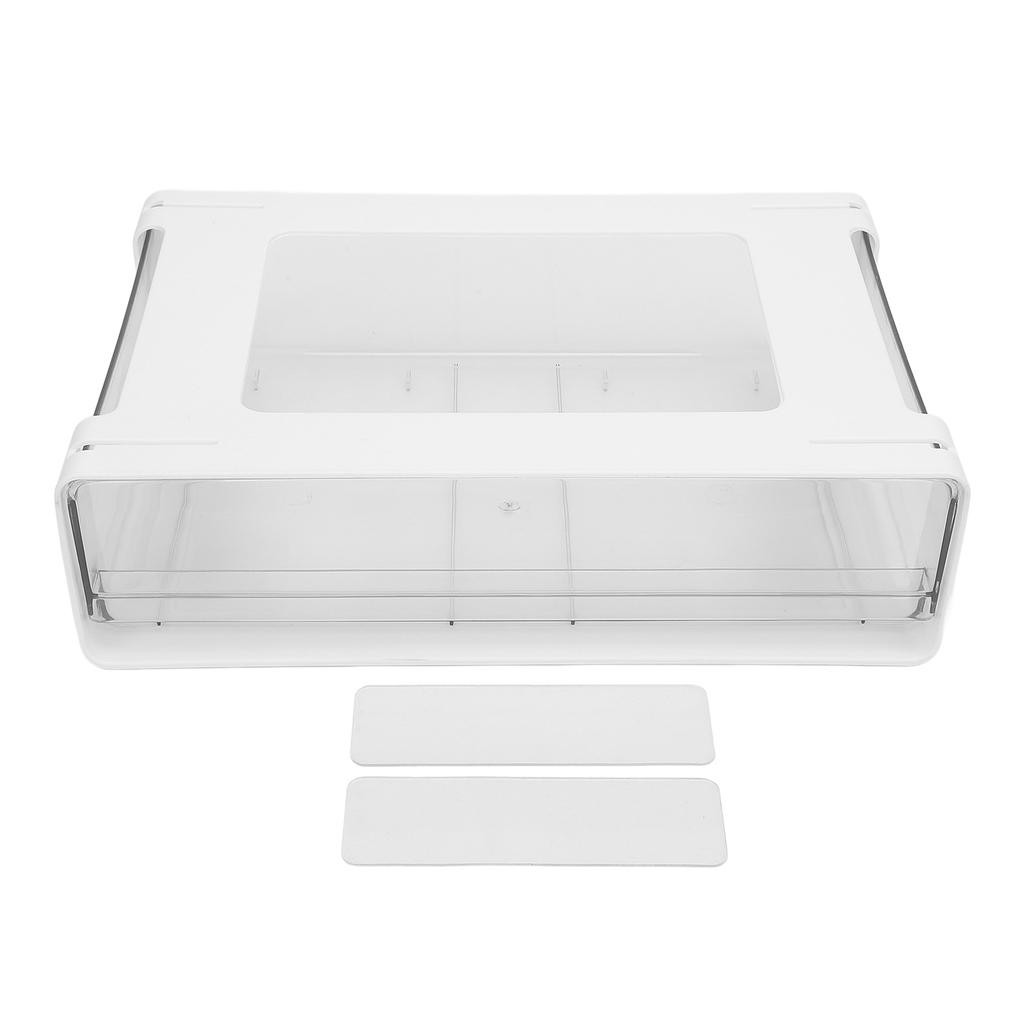 Under Desk Drawer Organizer Large Capacity Under Table Sliding Out Storage Drawers for Offices