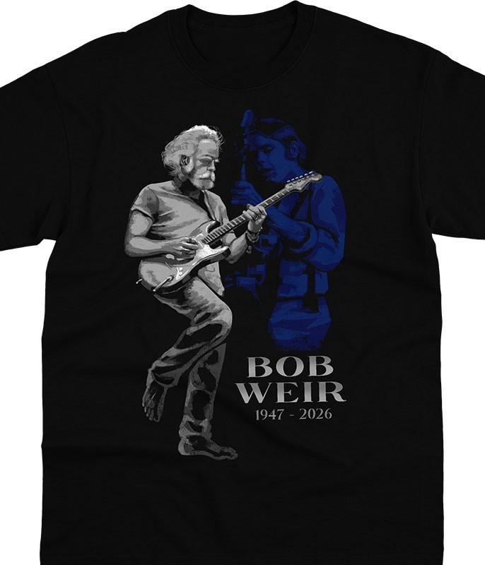 Bob Weir Remembering Guitar 19472026 Tshirt S to 5XL UR540 Unisex T-Shirt