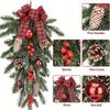 DIY Xmas Tree Garland Pinecones Window Hanging Decor Artificial Christmas Wreath Door