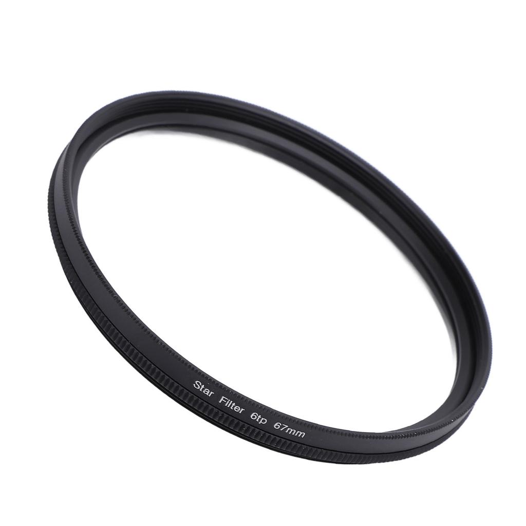 Camera Lens Filter 67mm Lens Protect Filter Star Effect Filter for 67mm Lens Cell Phones and