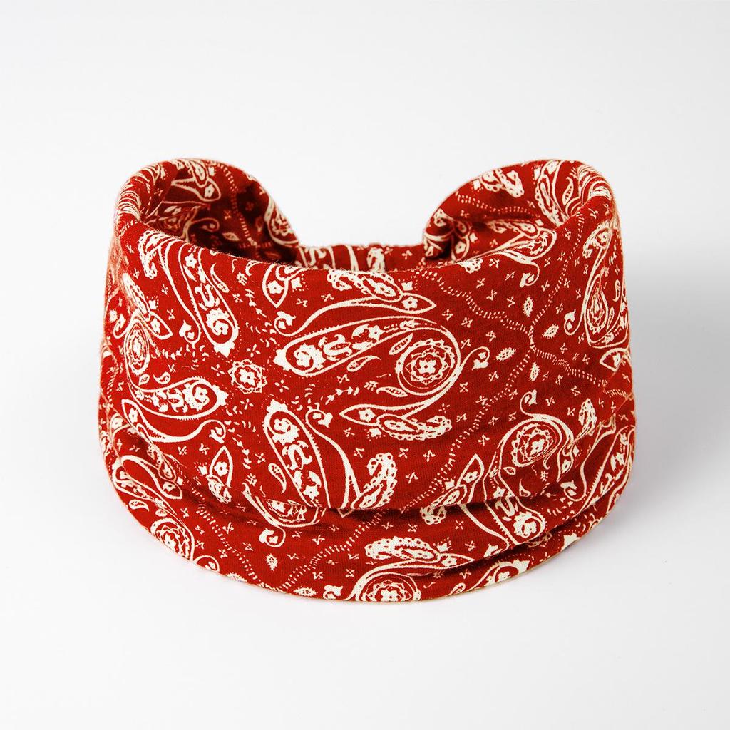 Эластичная повязка на голову для йоги с узлом пейсли – Европейский и американский стиль