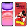 Милый чехол для телефона M-Mickey Mouse для Apple iPhone 12 13 Mini 11 14 15 Pro Max 7 8 Plus X XR XS SE 2020 2022 черный силиконовый чехол