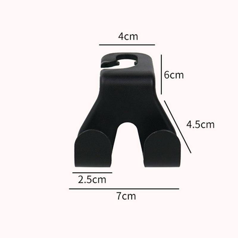 2 шт. Крючок на спинку сиденья автомобиля Универсальная вешалка на подголовник автомобиля для сумок, ключей, одежды, органайзер для автомобиля, держатель, аксессуары для интерьера автомобиля