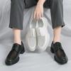 Fashion Men Shoes New Summer Derby Shoes Thick Soles Non-slip Comfortable Fashion Leather Shoes American Busines Travel Shoes Size 38-46