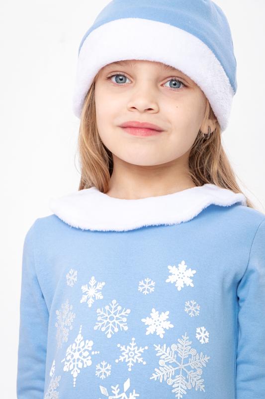 Holiday Dress Set for Girls – Warm Cotton Fabric with Glitter Accents & Faux Fur Trim Winter 1402-1 HC