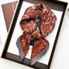 1pcs Luxury Square Scarf Cashew Print Bandana Women's Imitation Silk Scarf Casual Decoration 70cm Neckerchief Headband