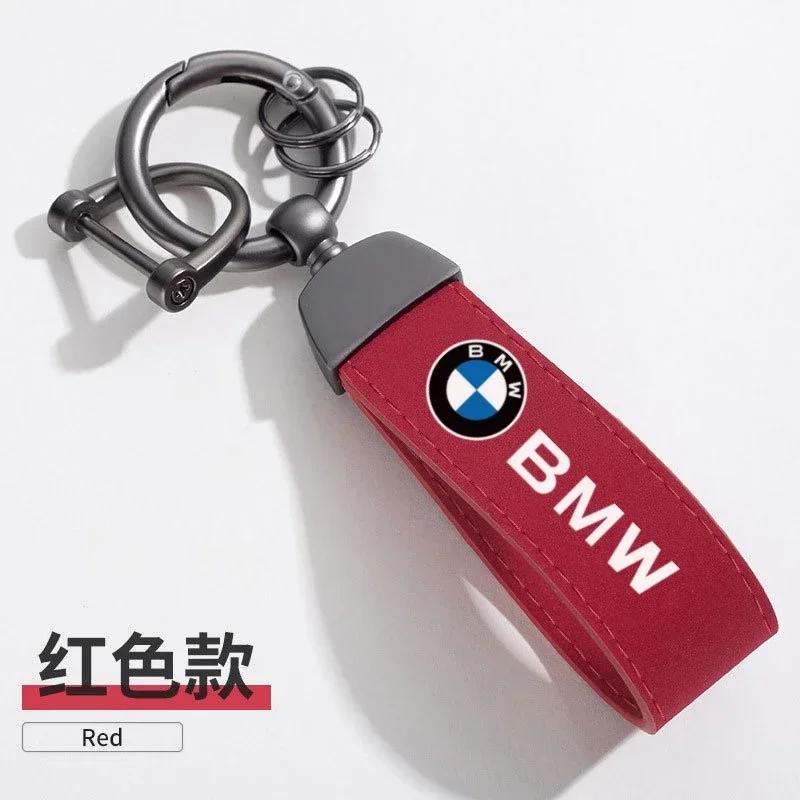 BAGF7 Автомобильная наклейка Горячая 2025 Горячая Для BMW Для BMW Мужчины Женщины Кожаный Шнурок Брелок Брелок Кольцо Логотип Автомобиля Брелок Для BMW E39 E46 E36 E53
