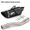 Stainless Steel Middle Section Exhaust for 300AC/300R/300RR/500 Motorcycles