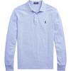 Polo SS24 Embroidered Pony Logo Long Sleeve Polo Shirt Men Tops Light-Blue MNPOKNI16820826-400