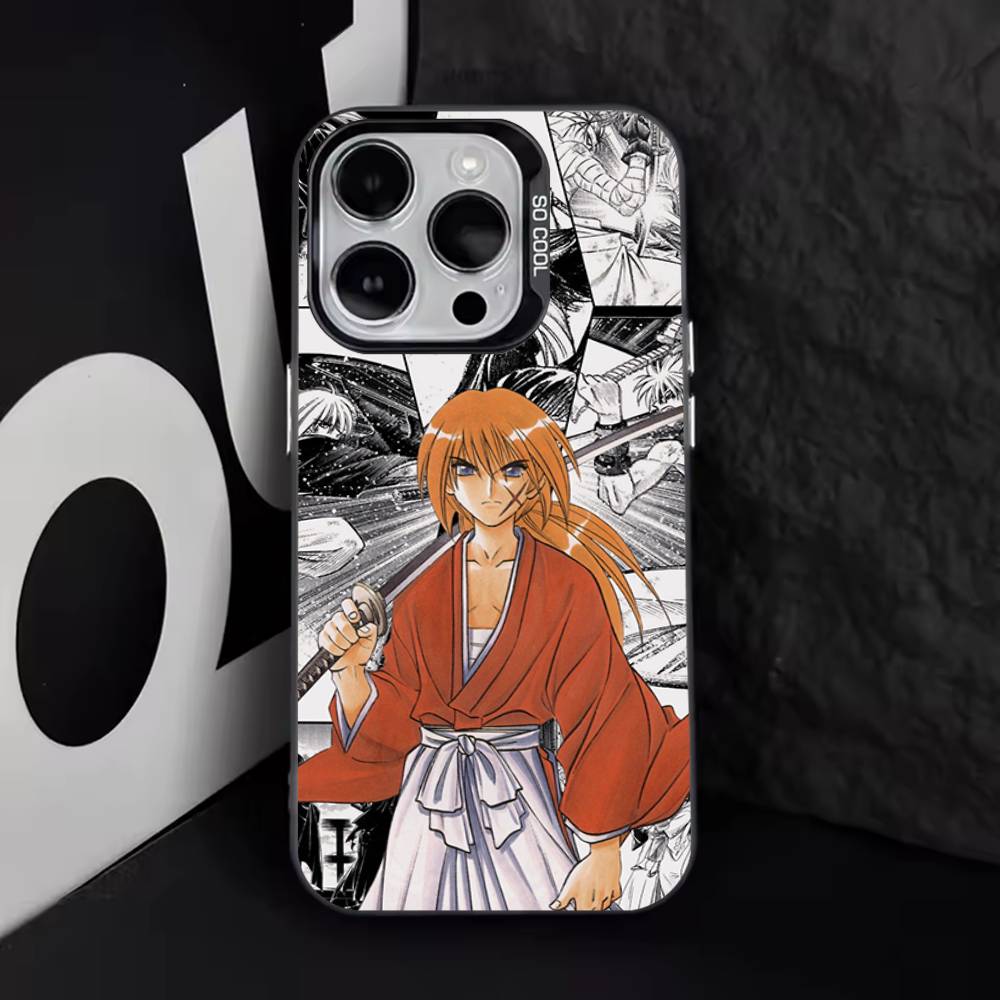 Горячий чехол для телефона R-Rurouni Kenshin для iPhone 17,16,15,14,13,12,11,Pro,Max,Plus,E,Air,Mini Черный ТПУ Чехол