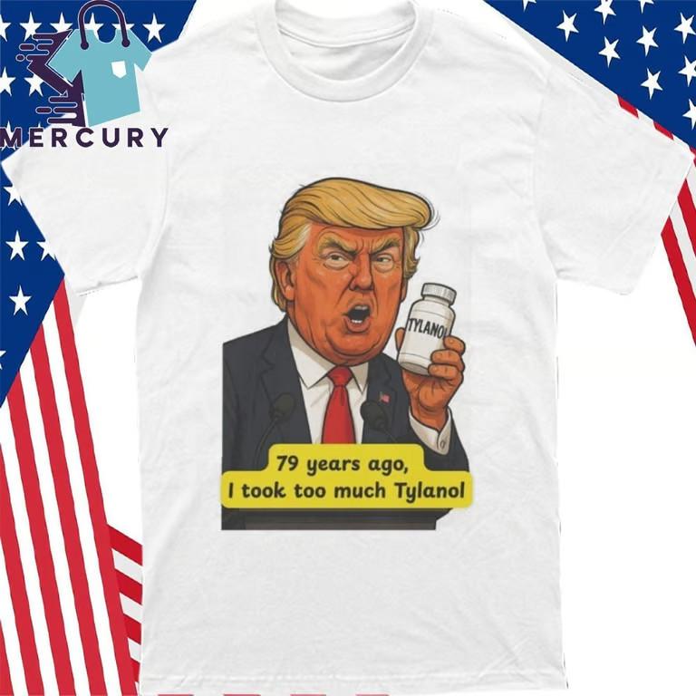 Трамп Тайленол Аутизм Юмор Мем Футболка Унисекс Футболка