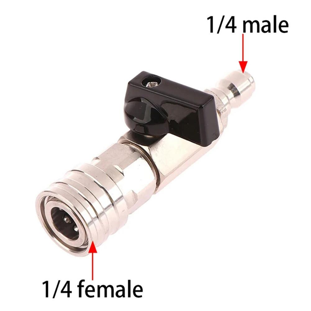Control Water Flow Switch with 3/8 Or 1/4 Inch Quick Connector Ball Valve Quick Connect Ball Valve for Power Washer Hose
