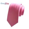 Cozy Up Solid Color Tie Men Thin and Narrow Version Formal Dress Business Wedding 148x6x3.5cm
