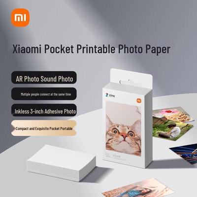 Портативный карманный фотопринтер Xiaomi 1S, китайская вилка (адаптер в комплекте)