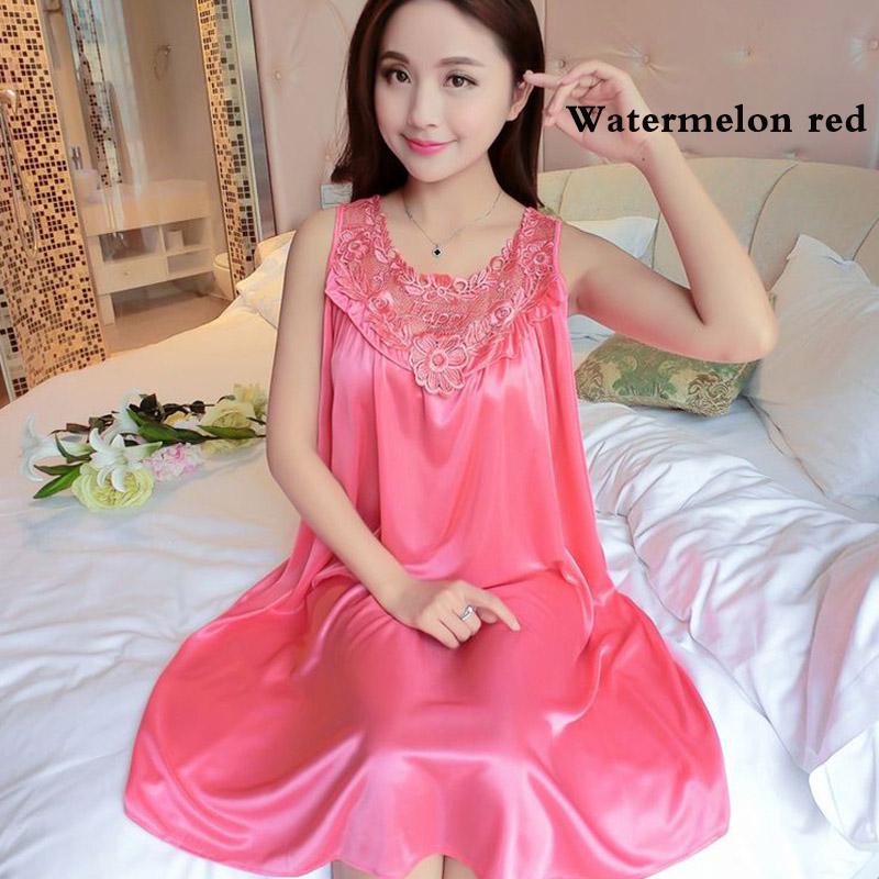 Женская ночная рубашка, шелковое белье, сексуальное платье Babydoll, ночная рубашка, одежда для сна