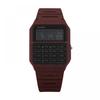 Casio Ca 53wf 4bdf  Ca 53wf 4b  Цифровые квадратные винтажные ретро универсальные уретановые часы Databank