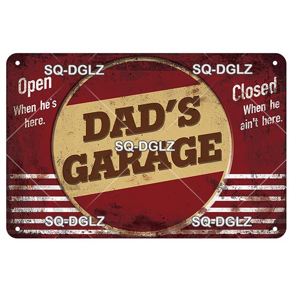 SQ-DGLZ винтажная металлическая вывеска, классические автомобили, жестяная вывеска, тарелка для гаража, магазина, домашний бар, дверь, Настенный декор, наклейка, украшение, табличка, постер