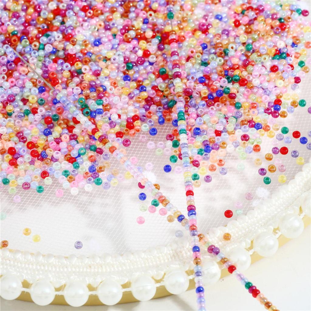 2 мм 2700 шт. имитация нефрита, стеклянные бусины-разделители для мороженого для ювелирных изделий, аксессуары ручной работы «сделай сам»