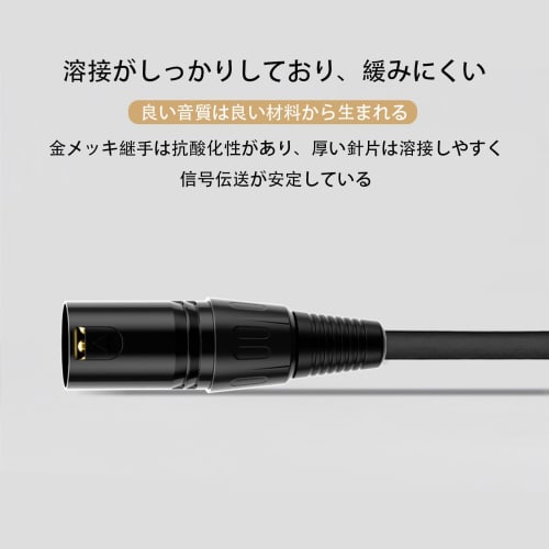 TRkin 3.5mm to XLR Converter, 3.5mm (Male) to XLR (Male) Conversion Cable, Unbalanced Stereo Microphone Cable for Microphones, Speakers, Consoles, Amp