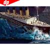 Алмазная мозаика Распродажа Пейзаж Алмазная картина Полный дрель Круглый корабль Алмазная вышивка