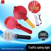 Handheld Strobe Warning Light with Plum Blossom and Cat Eye Design