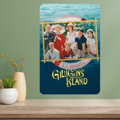 Gilliganaposs Island Metal TV Show Poster Sign