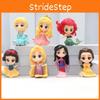 Styles 7 Magical Of Q Version Princess Action Figures With Snow White Mermaid Mulan Cinderella Collectibles