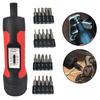 40x160mm Torque Wrench Screwdriver 1/4 Inch Drive Magnetic For Electrical Light Industrial 10-65In.lb Hand Tools Accessories