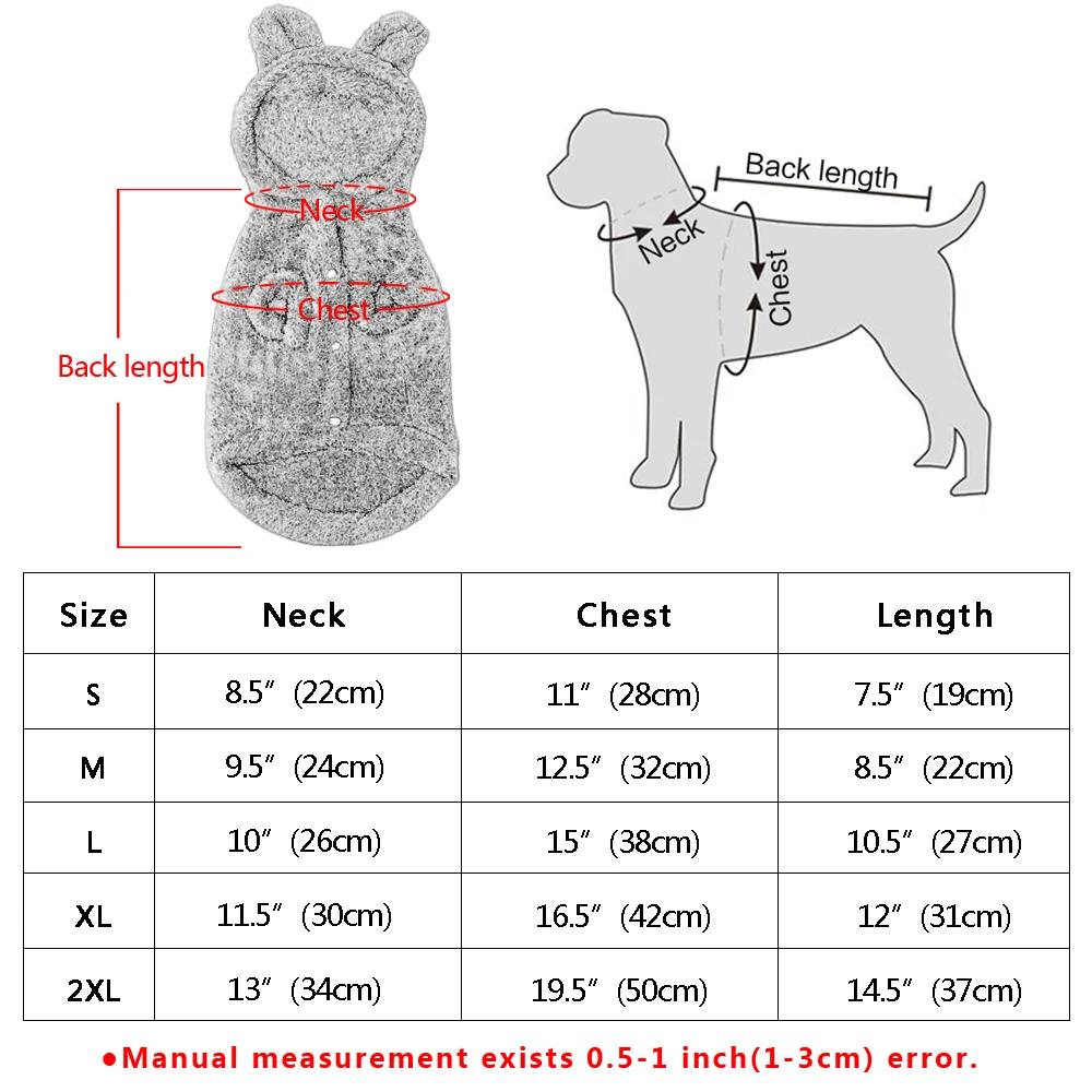 Warm Cat Clothes Winter Pet Puppy Kitten Coat Jacket For Small Medium Dogs Cats Chihuahua Yorkshire Clothing Costume Pink S-2XL