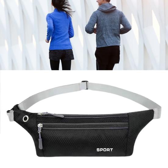 Fanny Pack Multifunction Adjustable High Capacity Multi-pocket Zipper Closure Storage Tear-resistant Outdoor Sports Waist Bag Daily Use