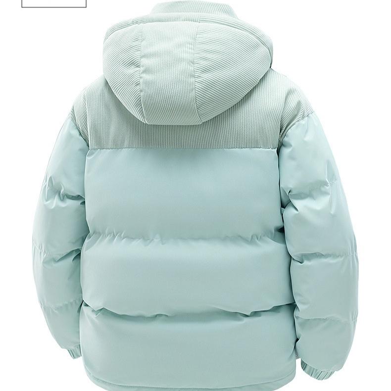 Cotton-padded Jackets Men's Winter Down Jackets with Thickened Down Warm and Cold-proof Cotton-padded Jackets