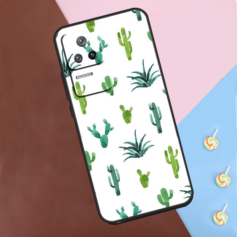 Чехол Растение Кактус Для Xiaomi 13T Pro 14 12T 11T 12 13 Lite POCO F5 X3 X4 X5 X6 Pro M6 F3 F4 M5s Обложка