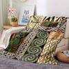 Maori Inspired Customizable Name Home Customize Your Name Blankets Soft And Cozy With Lightweight Design Perfect For Picnics Sofa Office Bed Living