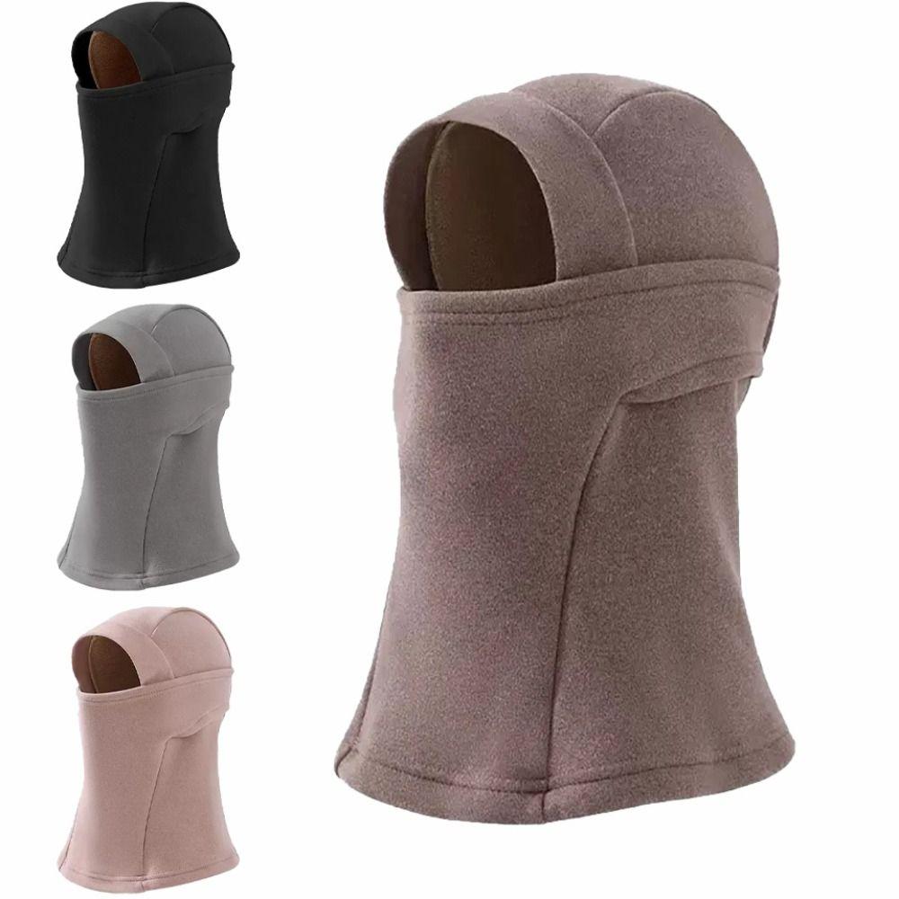 Ветрозащитные Теплые Шапки-Бини Толстые Теплые Зимние Шапки Простота Маска на Все Лицо Шея