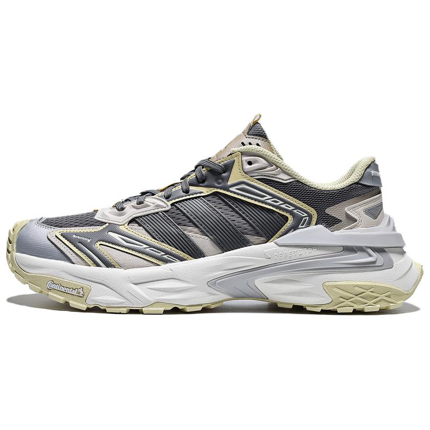 adidas XLG STORM Увеличивающие рост Повседневные Беговые Кроссовки Унисекс Серый Золотой KJ7238