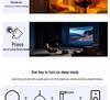 Wireless Multi-Functional Smart Scene Panel Switch with Mijia APP Bluetooth BLE Integration, No Wiring Needed for Whole House Connectivity