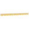 Yellow and White Striped Awning Valance 3 m