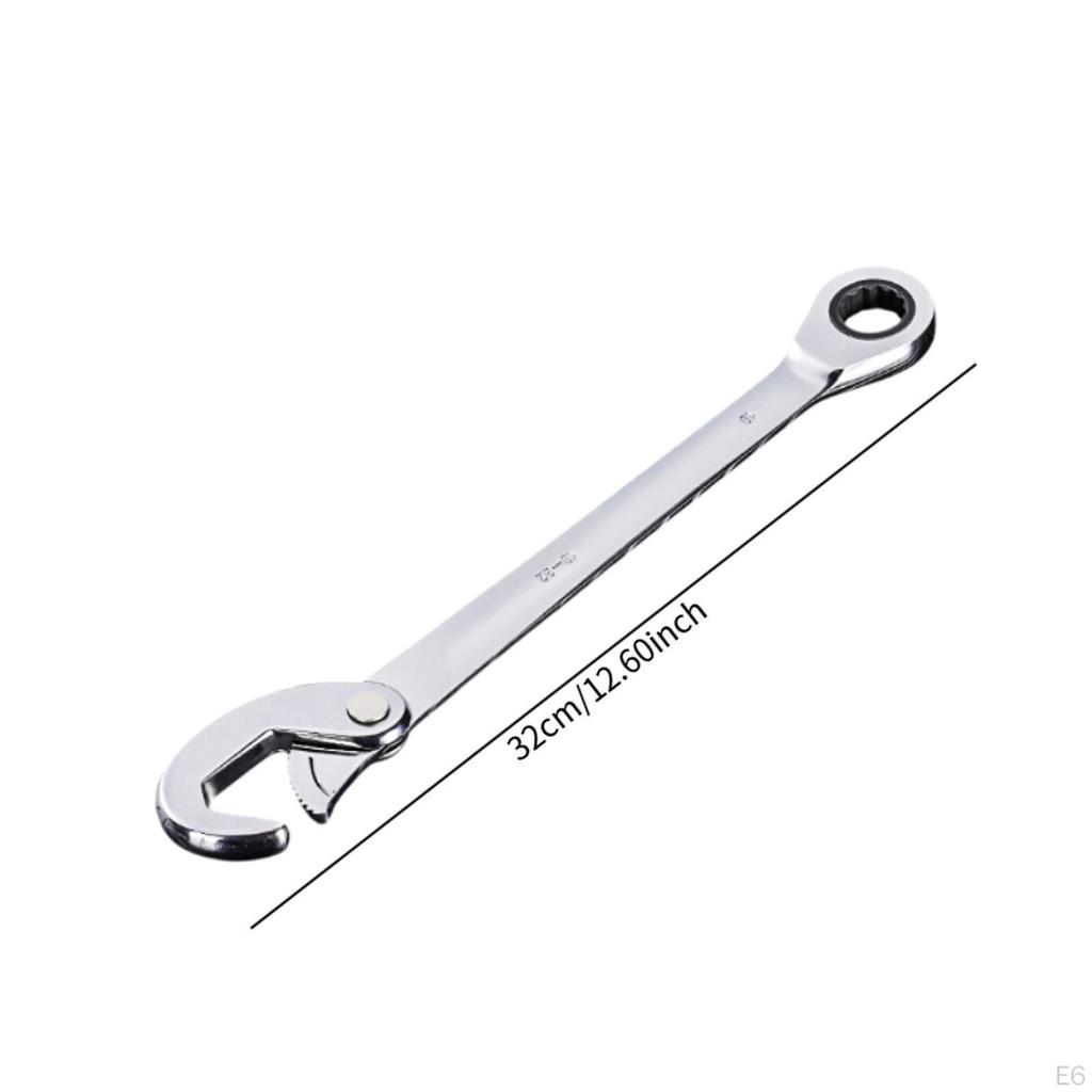 Трещоточный ключ 72 зуба стальной многоцелевой для быстрого обслуживания сантехники установка для велосипеда