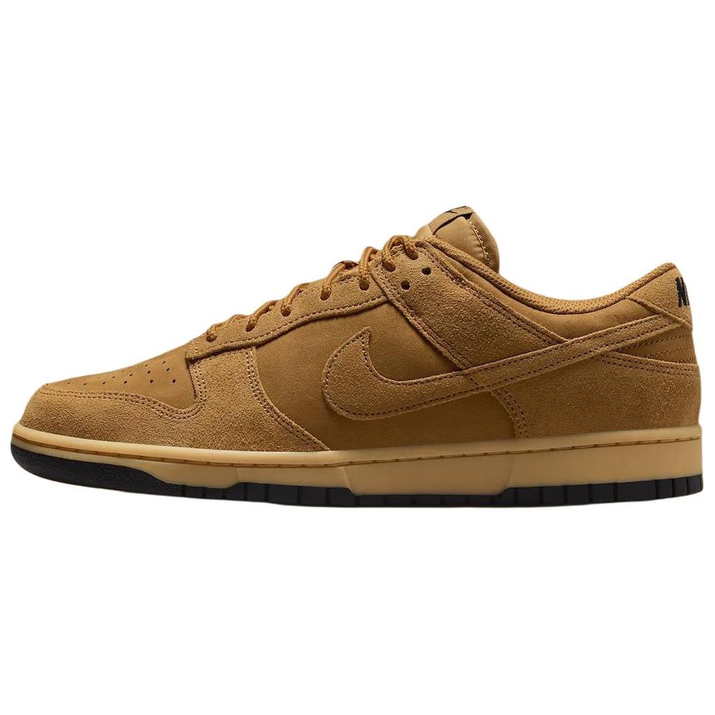 Nike Кроссовки Dunk Suede Low top для скейтбординга мужские Пшенично-коричневые IB6651-700